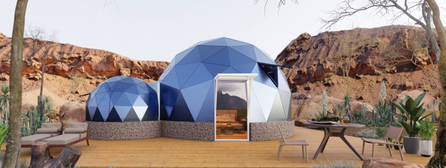 封丘县球形智能光伏玻璃星空房